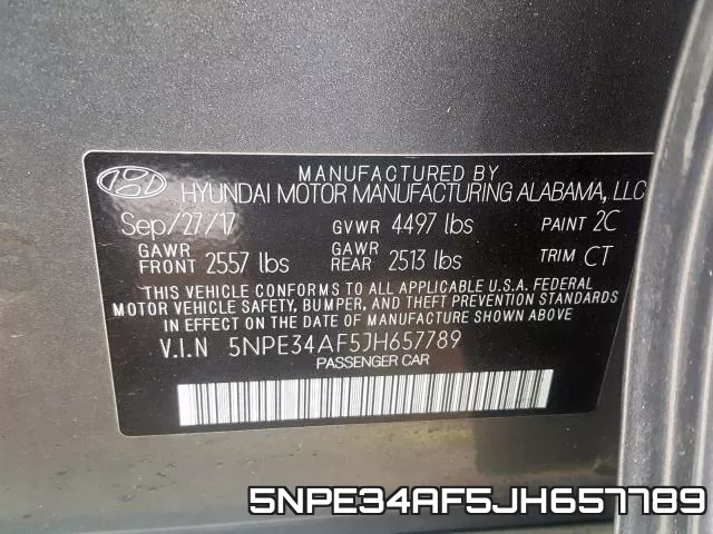 5NPE34AF5JH657789 фото 2