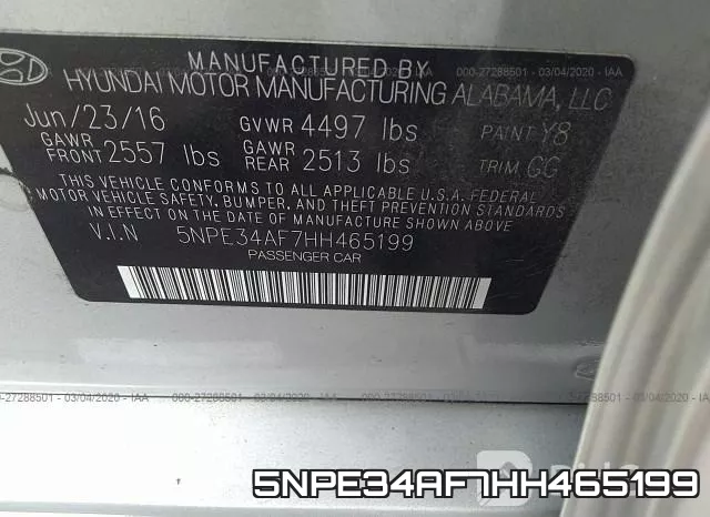 5NPE34AF7HH465199 фото 10