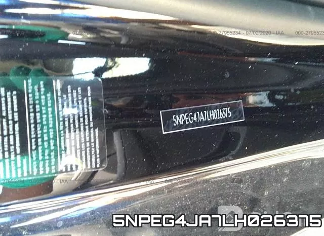 5NPEG4JA7LH026375 фото 10