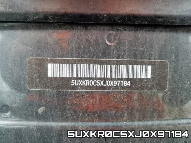 5UXKR0C5XJ0X97184 фото 2