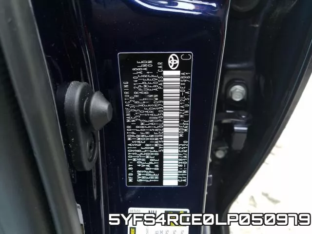 5YFS4RCE0LP050979 фото 2