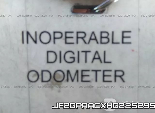JF2GPAACXHG225295 фото 8