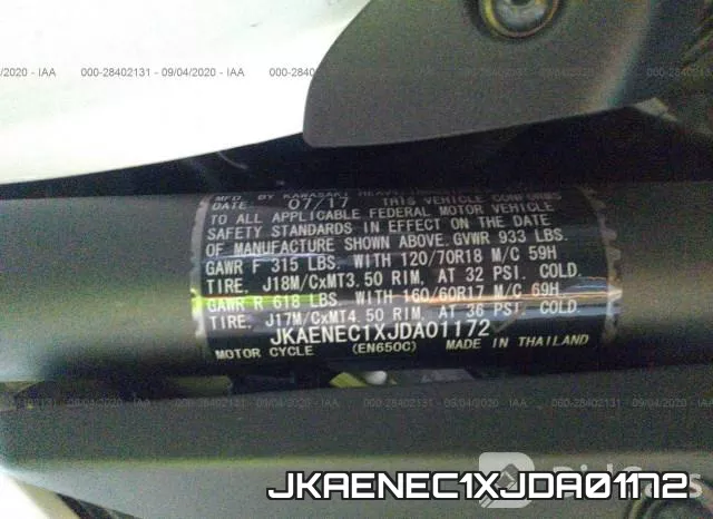 JKAENEC1XJDA01172 фото 2