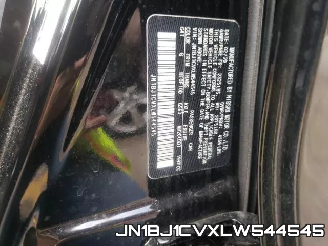 JN1BJ1CVXLW544545 фото 2