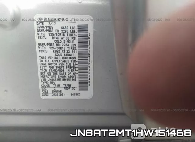 JN8AT2MT1HW151468 фото 10