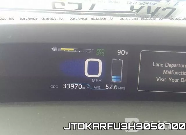JTDKARFU3H3050700 фото 8