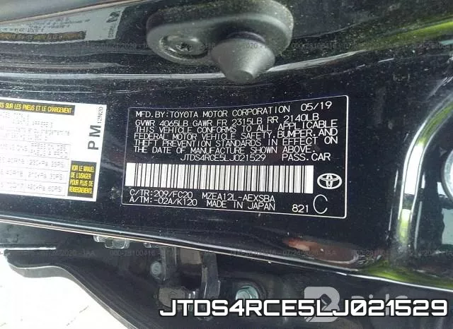 JTDS4RCE5LJ021529 фото 10