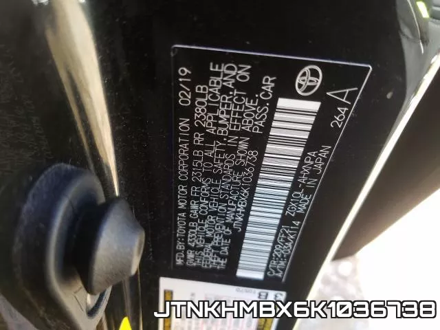 JTNKHMBX6K1036738 фото 2