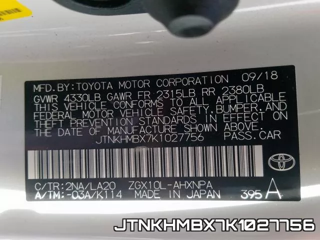 JTNKHMBX7K1027756 фото 2