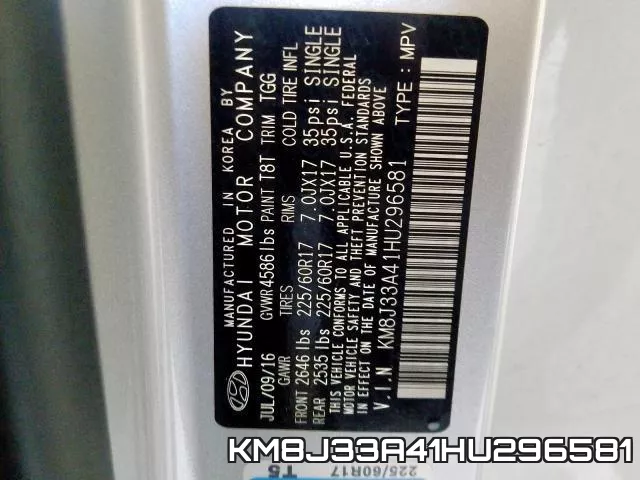KM8J33A41HU296581 фото 2