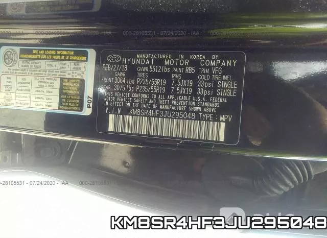 KM8SR4HF3JU295048 фото 9