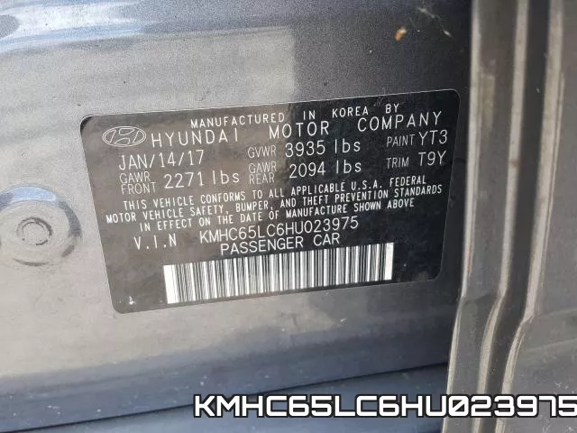KMHC65LC6HU023975 фото 2
