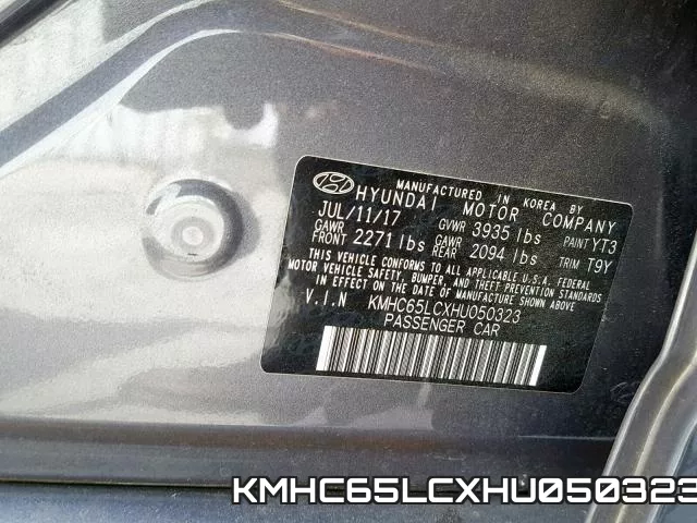 KMHC65LCXHU050323 фото 2