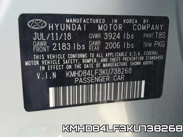 KMHD84LF3KU738268 фото 2