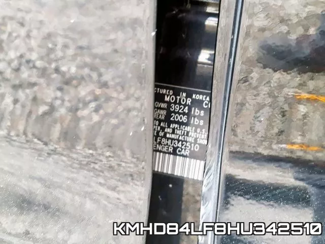 KMHD84LF8HU342510 фото 2