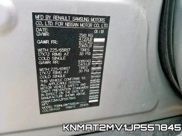 KNMAT2MV1JP557845 фото 2