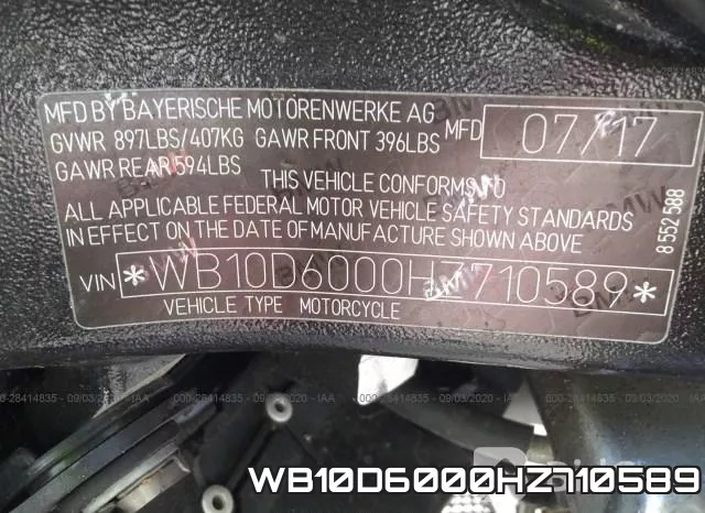 WB10D6000HZ710589 фото 2