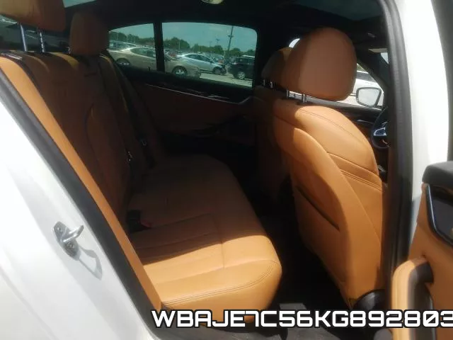 WBAJE7C56KG892803 фото 7
