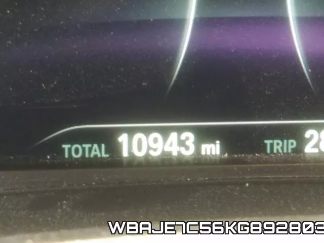 WBAJE7C56KG892803 фото 9