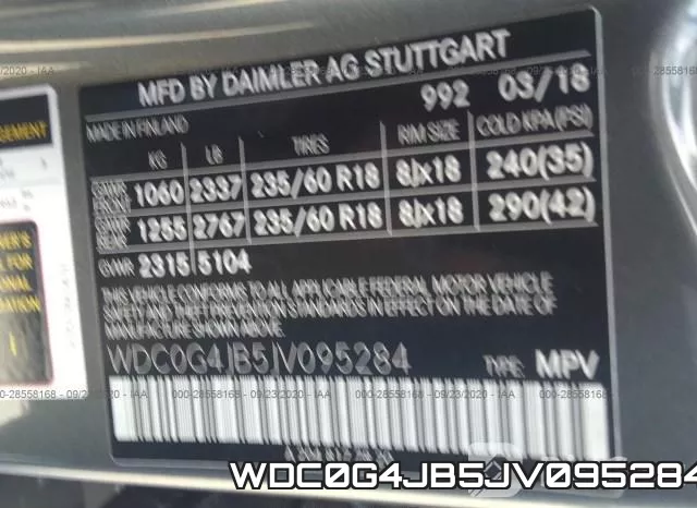 WDC0G4JB5JV095284 фото 10