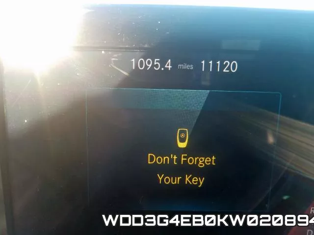 WDD3G4EB0KW020894 фото 9