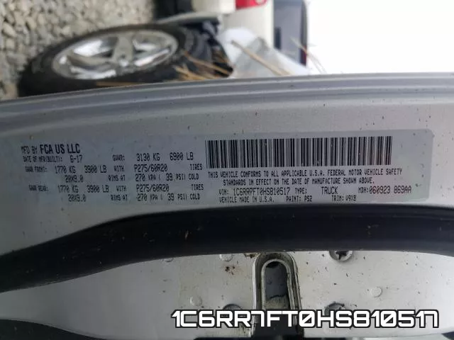 1C6RR7FT0HS810517 фото 2