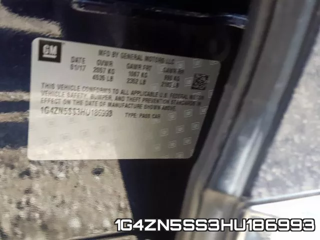 1G4ZN5SS3HU186993 фото 2