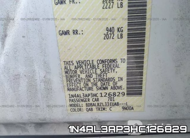 1N4AL3AP3HC126829 фото 10