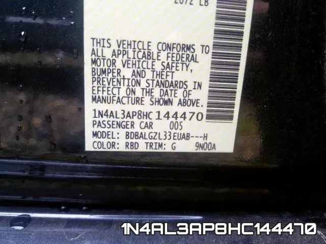 1N4AL3AP8HC144470 фото 2