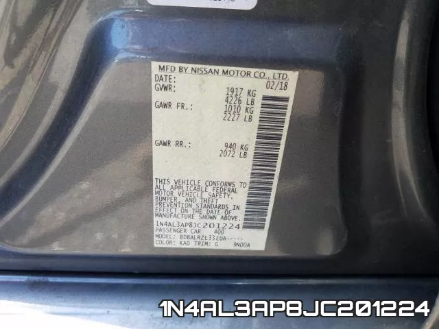 1N4AL3AP8JC201224 фото 2