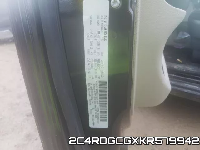 2C4RDGCGXKR579942 фото 2