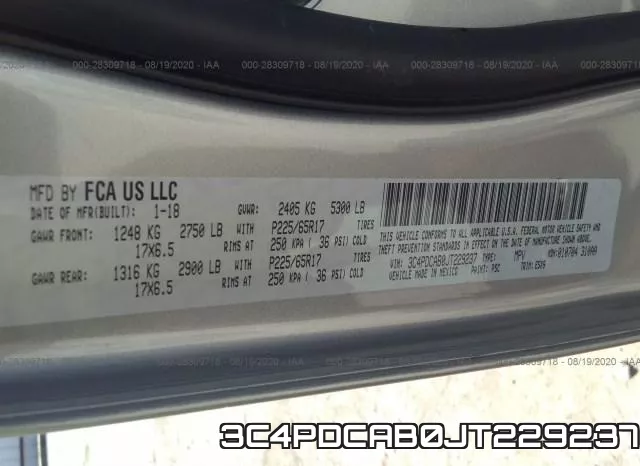 3C4PDCAB0JT229237 фото 10