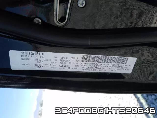 3C4PDDBG1HT520646 фото 2