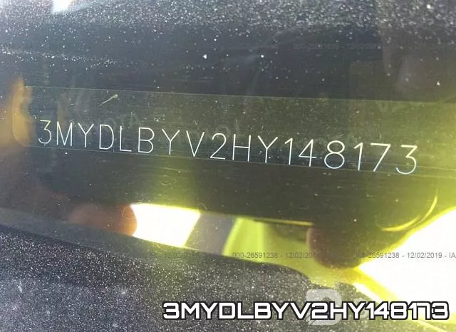 3MYDLBYV2HY148173 фото 10