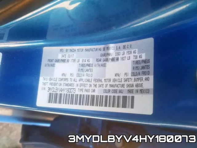 3MYDLBYV4HY180073 фото 2