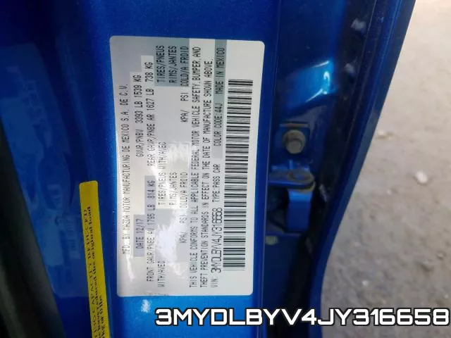 3MYDLBYV4JY316658 фото 2