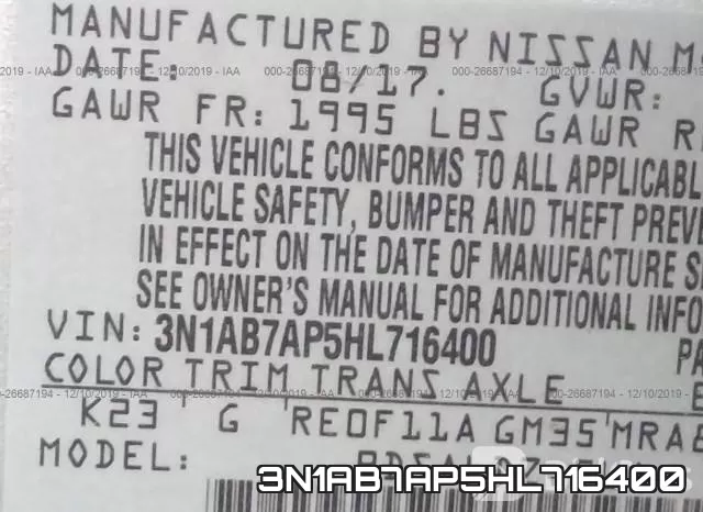 3N1AB7AP5HL716400 фото 10