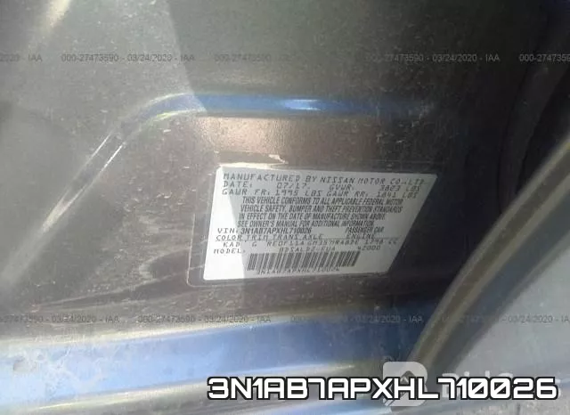 3N1AB7APXHL710026 фото 10