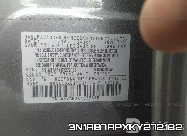 3N1AB7APXKY272182 фото 10