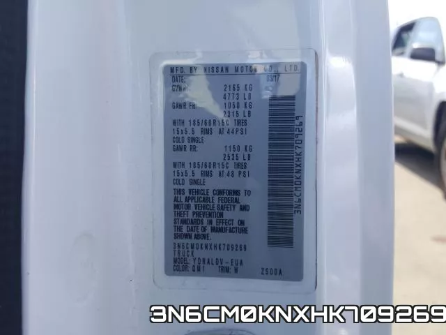 3N6CM0KNXHK709269 фото 2