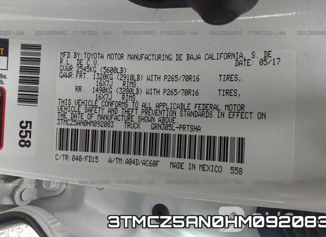 3TMCZ5AN0HM092083 фото 10