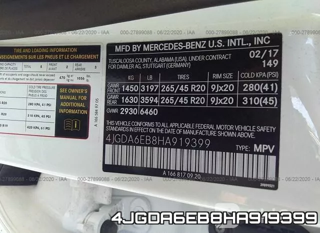 4JGDA6EB8HA919399 фото 10