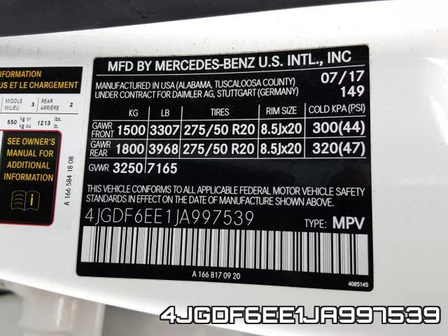 4JGDF6EE1JA997539 фото 2