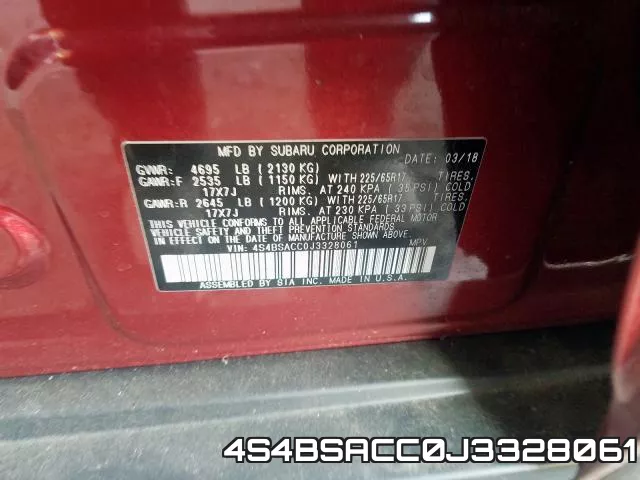 4S4BSACC0J3328061 фото 2