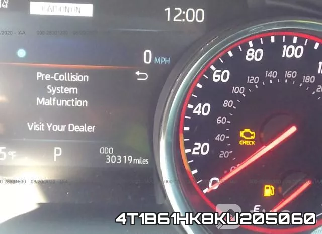 4T1B61HK8KU205060 фото 8