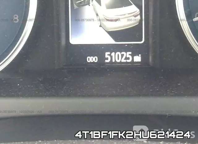 4T1BF1FK2HU621424 фото 8