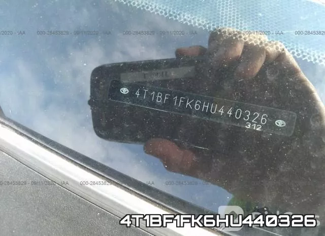 4T1BF1FK6HU440326 фото 10