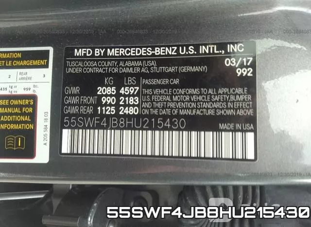 55SWF4JB8HU215430 фото 9