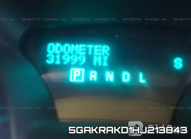 5GAKRAKD1HJ213843 фото 8