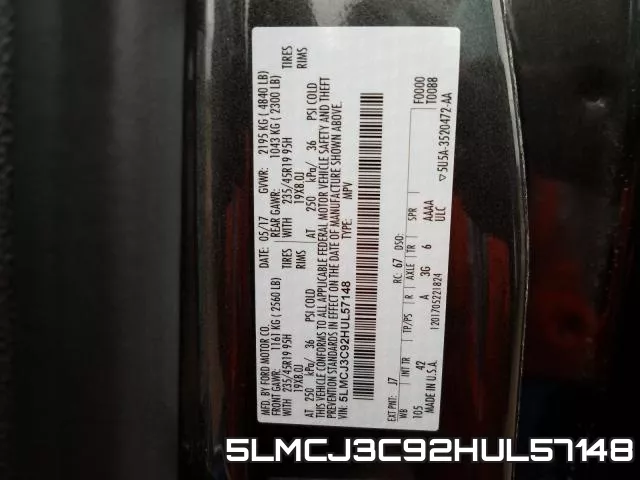 5LMCJ3C92HUL57148 фото 2